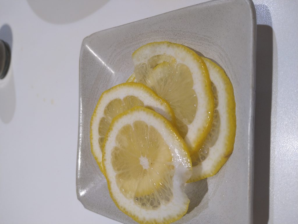 トッピング レモン　50円